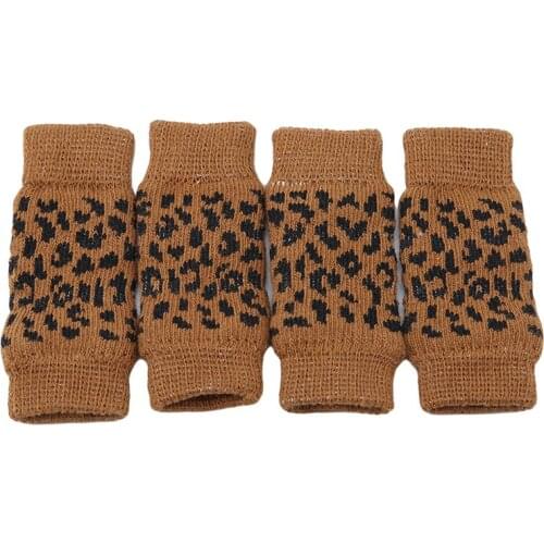 4Pcs/Set New Arrivals Dog Warm Knee Protector Anti-Skid Pet leg Warm Pet Supplies Pet Socks High Quality Cover Joint Protection