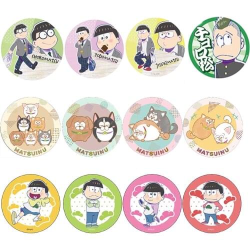Anime badges 58 mm badge Osomatsu-san Six Face Brother Brooch Icons