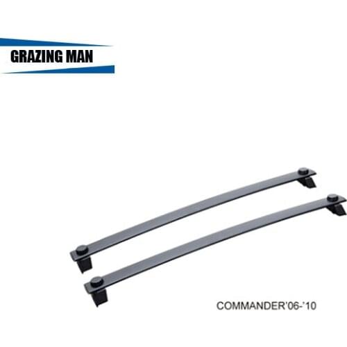 Car accessories high quality aluminium alloy material cross bar roof rack for commander 2006-2010