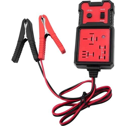 Automotive Relay Tester 12V Electronic Car Battery Checker Equipment Display Auto Motorcycle Battery Diagnostic Tool HighQuality