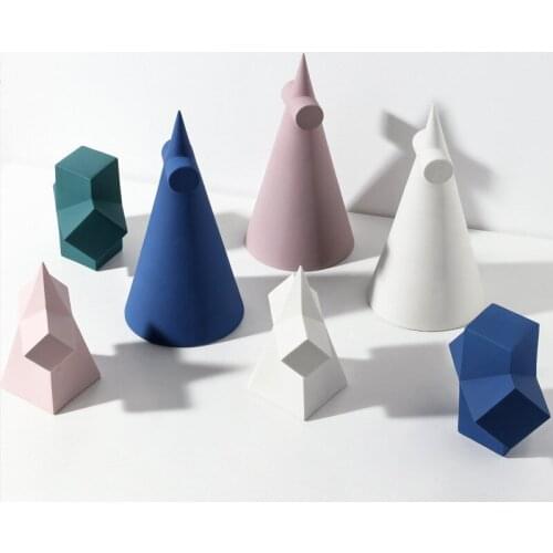 CHARON Geometric home decoration accessories for living room Nordic ceramic decoracao casa utilidades domesticas criativas decor