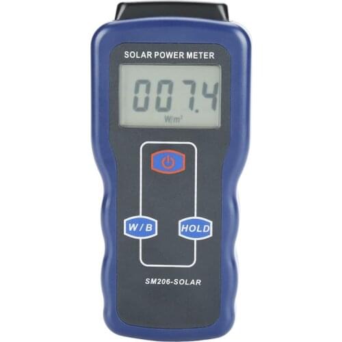 SM206 Digital Solar Power Meter Sun Light Radiation Measuring Testing Instrument Wholesale