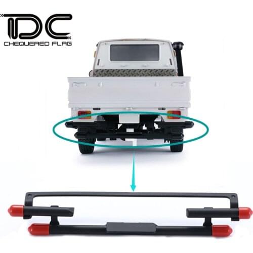 DJ WPL D12 Metal Rear Body Bumper Guard Bar Anti-collision Bar Micro Truck Upgrade Modified RC Car carro de control remoto