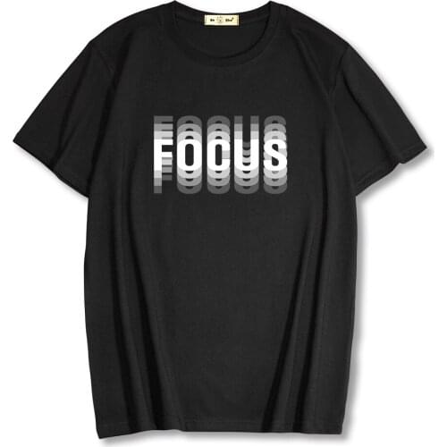 2021 Summer New Loose Focus Print Men T shirt 100% Cotton Casual O-neck Men Tshirt Short Sleeve t-shirt Tops Male Tee