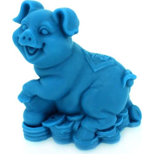 Nicole Silicone Soap Mold 3D Pig Shaped DIY Resin Crafts Mould