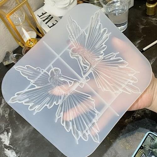 NEW Transparent Silicone Mould Resin Decorative Craft DIY Little fairy handmade Mold epoxy resin molds for jewelry