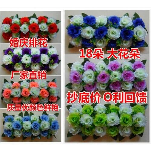 2015 New high density wedding decorative flower arch artificial hydrangea road led flowers wedding flower decoration 15pcs/lot