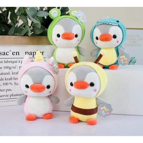 New 23cm plush cute Penguin stuffed soft Pillow Favorite Soothing baby doll good quality christmas festival gift for kid lover
