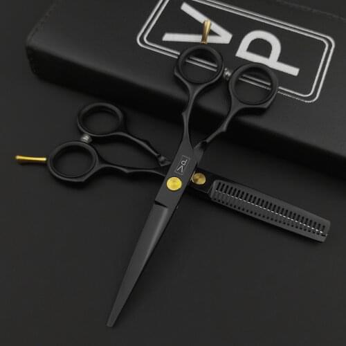 5.5 ''Professional Hairdressers Hair Scissors 440c Stainless Steel Scissor Hair Cutting Salon Hairdressing Thinning Shears Set