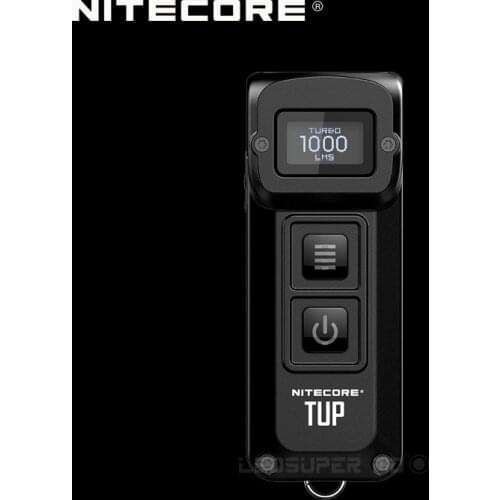 Wholesale Price NITECORE TUP CREE XP-L HD V6 LED 1000 Lumens Revolutionary Intelligent Rechargeable Pocket Light