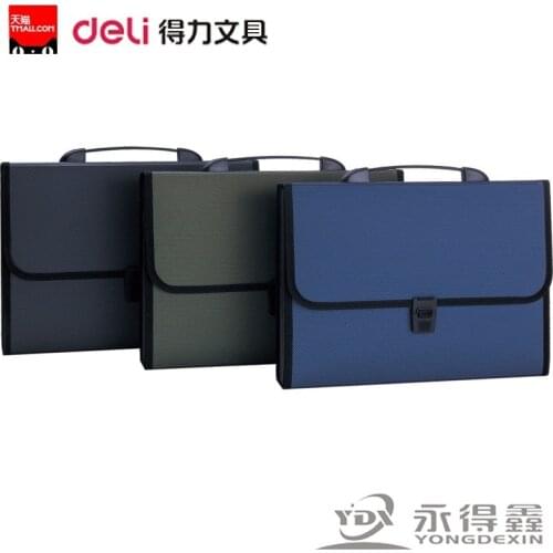 5556 portable briefcase A4 organ bag 12-grid multilayer bill bag information contained in the classified folde file organizer
