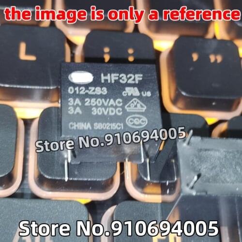 20/10PCS HF32F-5-ZS3 HF32F-12-ZS3 HF32F-24-ZS3 5V 12V 24V Water heater relay 5Feet A set of transformation 3A 250V