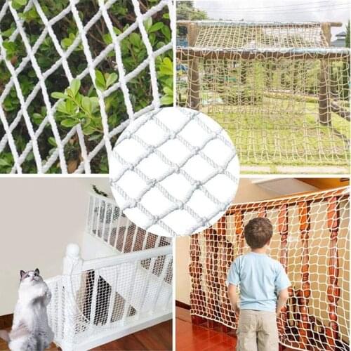 6M Wide 5/10cm Grid Nylon Netting Child Safty Protection Nets Home Balcony Railing Stairs Baby Fence Against Falling