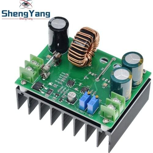 ShengYang 1PCS 600W Boost Module Power supply DC-DC step up Constant Current Voltage 9v-60V to 12v-80V 48V 72V Booster converter