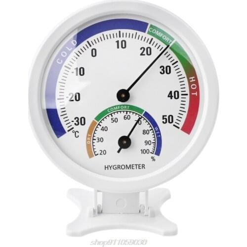 Indoor Outdoor Thermometer Hygrometer-Mini 3'' Desk Thermometer Wireless forTable Kitchen Car Greenhouse J25 21 Dropship