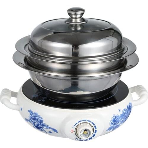 Thick Stainless Steel Electric Ceramic Stove Household Appliances Explosion-proof Multi-function Electric Cooker QW-2016