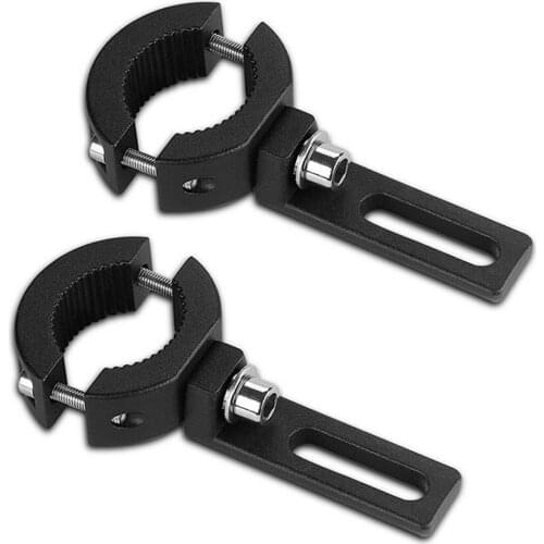 Universal 2pcs Headlight Fog Driving Lamp Spot Mounting Bracket Clamp Holder Motorcycle Bike Fork Replacement