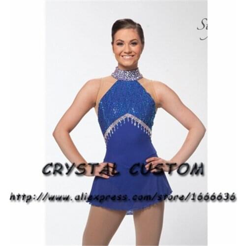 Custom Made to Fit Ice Skating Dresses Graceful New Brand Figure Skating Dresses For Competition DR4257