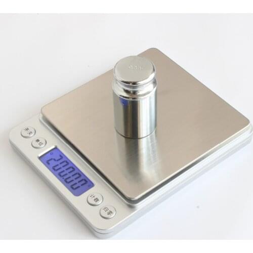200pcs High Precision Two pallets Home baking kitchen electronic scales Pocket Jewelry Scale Electronic scales