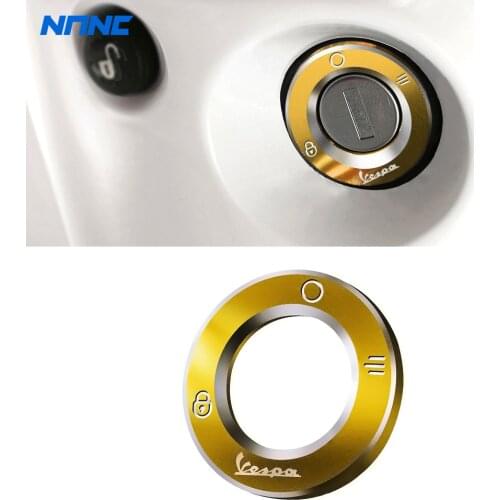 Motorcycle Ignition Switch Cover Key Switch Protector Ring Cover For Vespa GTS GTV LX PX Super Sport Sprint Primavera 150 300