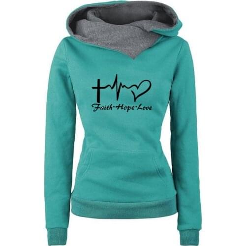 Women Hoodies Sweatershirt Spring Autumn Fashion Casual Print Long Sleeve Fleece Hooded Ladies Jacket Plus Size Streetwear