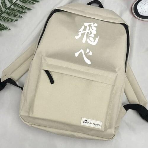 Oya Oya Oya Haikyuu Karasuno mochilas bolsas backpack kawaii travel fashion designer mujer ladies sac femme backpack