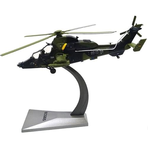 1/72 Scale Alloy Eurocopter Tiger Helicopter EC-665 Military Aircraft Fighter EC665 Model Toys Gift for Collection Decoration