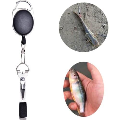 4 in 1 Black Knot Tying Tool Fish Lines Clippers Scissors Cutter Nipper Snips Hook Sharpener Fishing Tackle Accessories