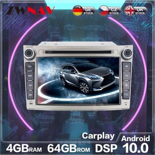 Android 10.0 4+64G Car Radio DVD Player Car GPS Navigation For Subaru Outback 2009-2014 Multimedia Player Radio Tape Recorder