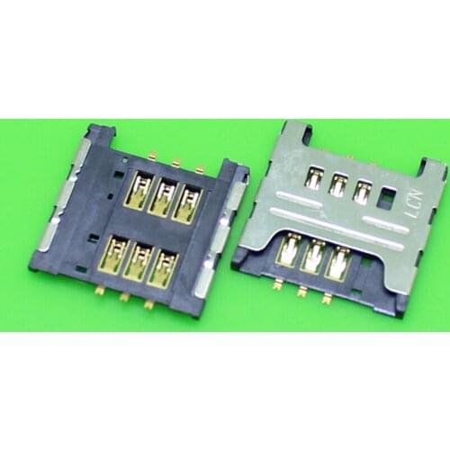 ChengHaoRan Best price for samsung Galaxy i9000 I9003 I8700 S5360 S5570 I9220 N7000 sim card reader holder slot connector,KA-068