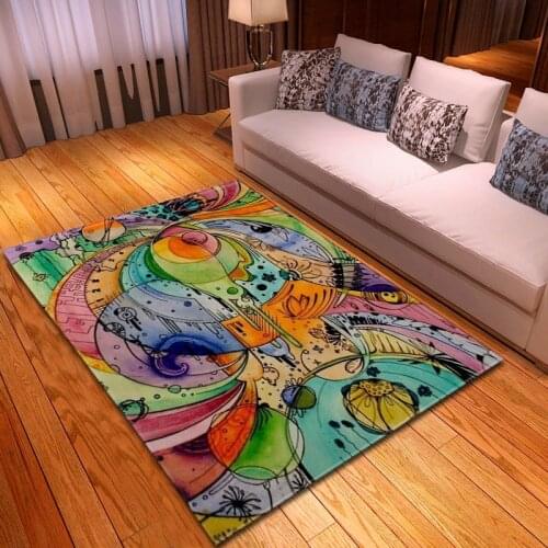 Colorful Flower carpet living room carpet bedroom area rugs home parlor hallway soft floor mat home Decorative tapete customized