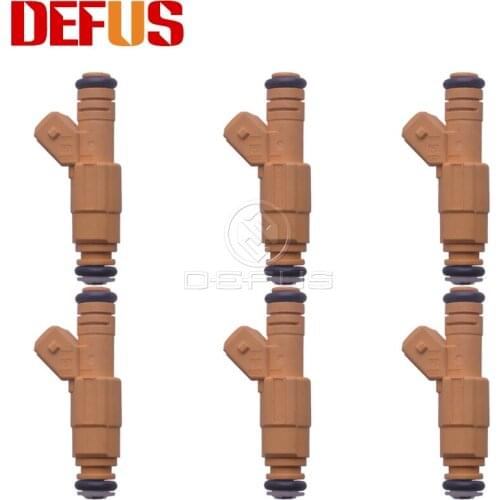 DEFUS 6x Fuel Injector Nozzle 0280155746 For Jee-p Cherokee 4.0L V6 Type III 19LB EV1 1987-1998 For Vol-vo V70 9454555 NEW Bico