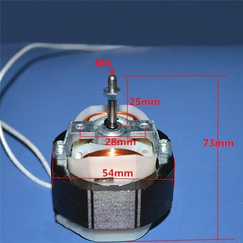 220V AC Motor Replacement YJ5820 Shaded Pole Motor for Electric Heaters/Air Cleaners Repair Part
