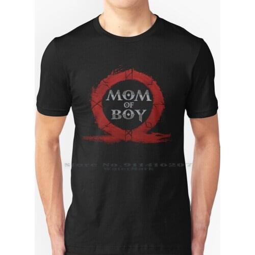 Mom Of Boy : God Of War T Shirt 100% Pure Cotton God Of War Godofwar God War Kratos Atreus Playstation Playstation Playstation4