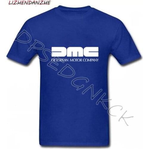DMC DeLorean men t-Shirt Back To The Future Film Gildan t shirt cotton men short sleeve tee tshirt auto car Short sleeve 0123