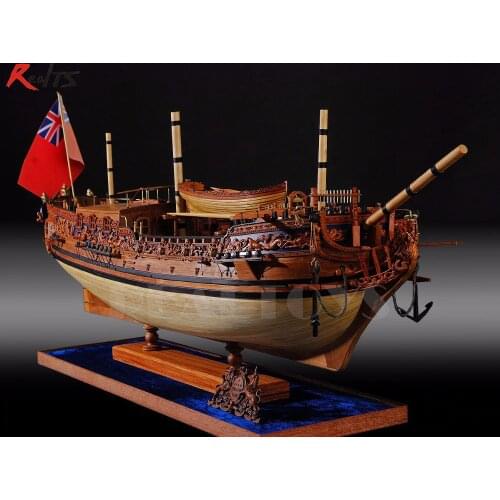 The classic warships model kits 1/30 HMS Royal Caroline 1749 wood battle ship British Royal Caroline sail boat model kit