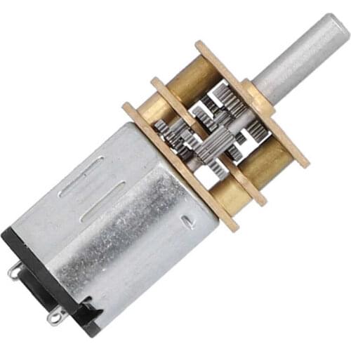 Gearmotor DC 6V Copper 500RPM Self-Locking 12FN20 M3x10mm Shaft Electric Gear Motor for DIY