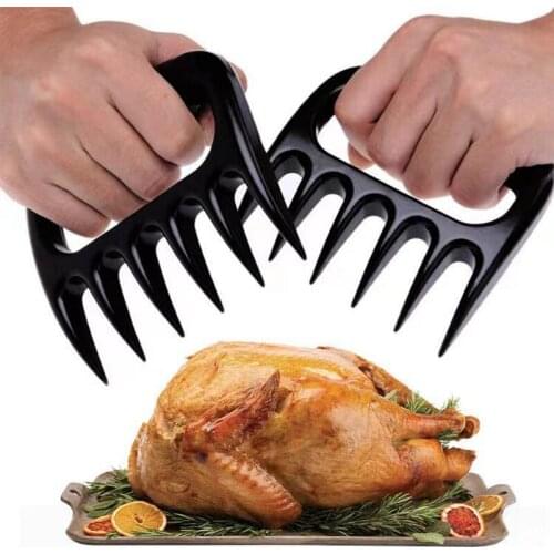 BBQ Meat Shredder Claws Handle Shred Cut Meats Splitter Essential for BBQ Pork Ultra Sharp Blades Separator Heat Resistant