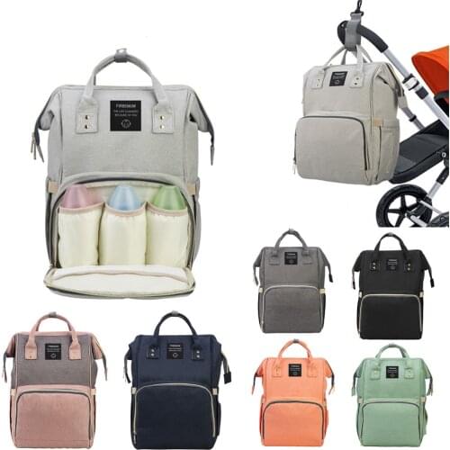 Fashion Baby Diaper Bags Large Capacity Nappy Bag Waterproof Mummy Bags Maternity Travel Backpack Nursing Handbag for Mom