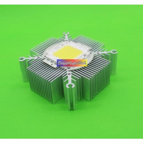 1pc 92*40mm 20w 30w 50W Watt High Power LED Heatsink cooller For Growth Plant light DIY