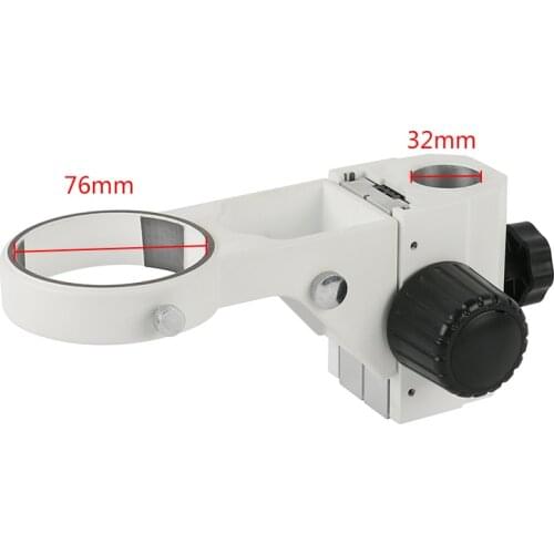 Diameter 32mm Zoom Stere Microscopes Adjustable 76mm Focusing Bracket Focusing Holder For Tinocular Microscope Binocular Micros
