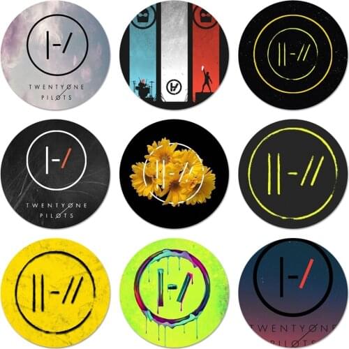 58mm Twenty One Pilots Icons Pins Badge Decoration Brooches Metal Badges For Clothes Backpack Decoration