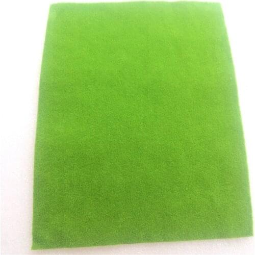 1pc 25*25cm Light Green Flock Grass Mat In Architecture Model Building Ho Train Layout