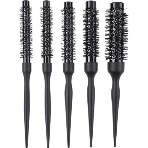 1pc Pro Wavy Curly Round Roll Hair Brush Salon tool Hairdress Beauty Comb Hairdressing Salon Styling Tool Barber Accessories