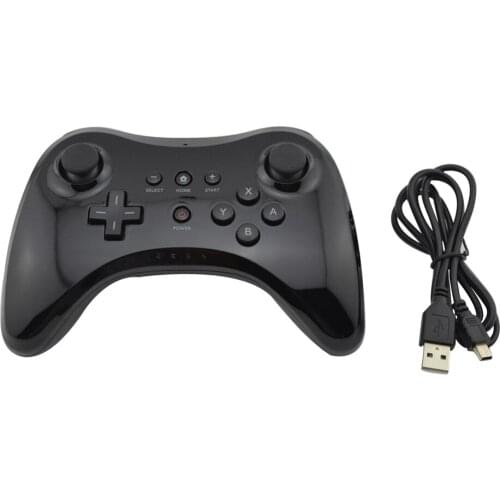 10pcs For WiiU Pro Controller USB Classic Dual Analog Bluetooth Wireless Remote Controle For WiiU Pro U Gamepad