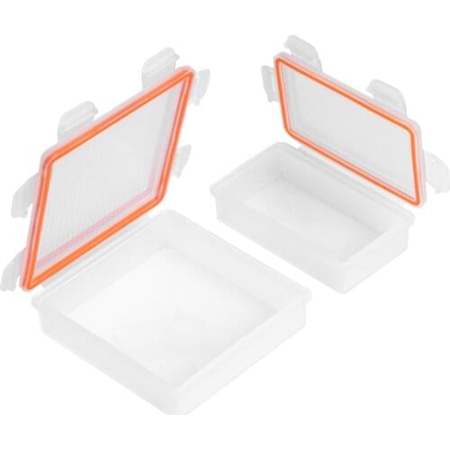 4pcs 2/4 Slots 18650 Battery Storage Case Box Holder Waterproof Plastic 18650 Battery Organizers For 2/4 Pieces 18650 Batteries