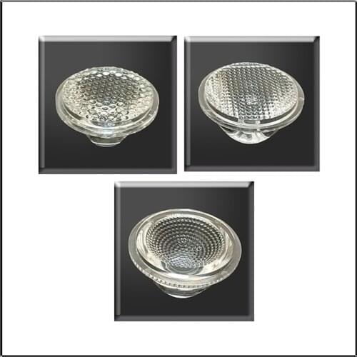 5pcs/lot Diameter 20mm 30/45/60/120 Degree Optical PMMA LED Lens Reflector Collimator LED Light Lamp Bulb E27 MR16 GU10