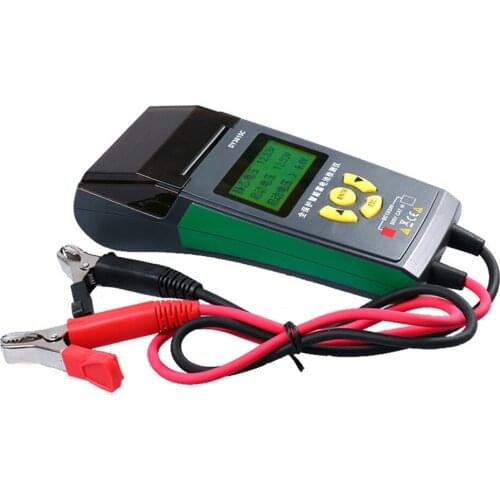 12V/24V Automobile Power Detector Car Battery Testing Tool Automobile Battery Tester With Test Result Printing Function