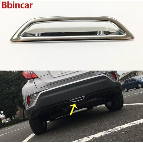 Bbincar ABS Chrome Car Rear Brake Light Trim Tail Lamp Cover Glossy Silver Accessories 2PCS/SET For Toyota C-HR CHR 2016 2017