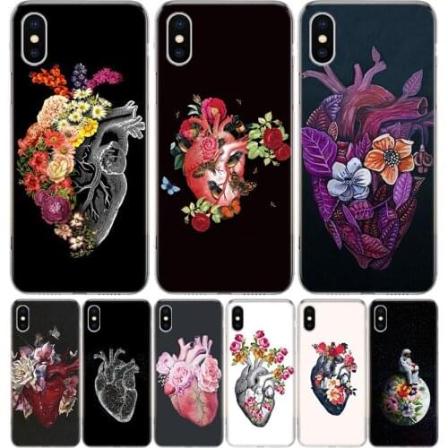 Human Anatomy Case For iPhone 11 12 Mini Pro 7 6 X 8 6S Plus XS MAX + XR 5S SE 10 Ten Art TPU Cover Phone Coque Capa Shell